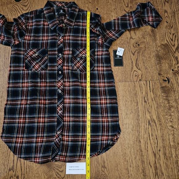 NWT Volcom Getting Rad Plaid Shirt - Picture 7 of 7
